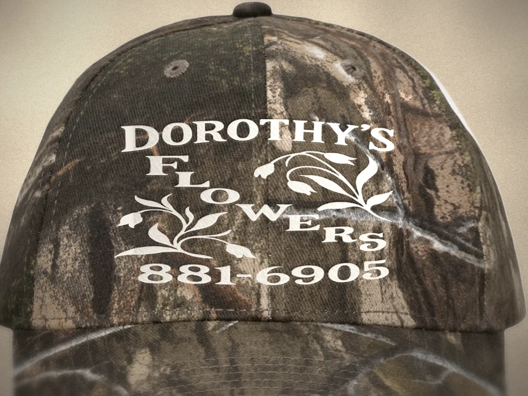 Camo, close on the front panel