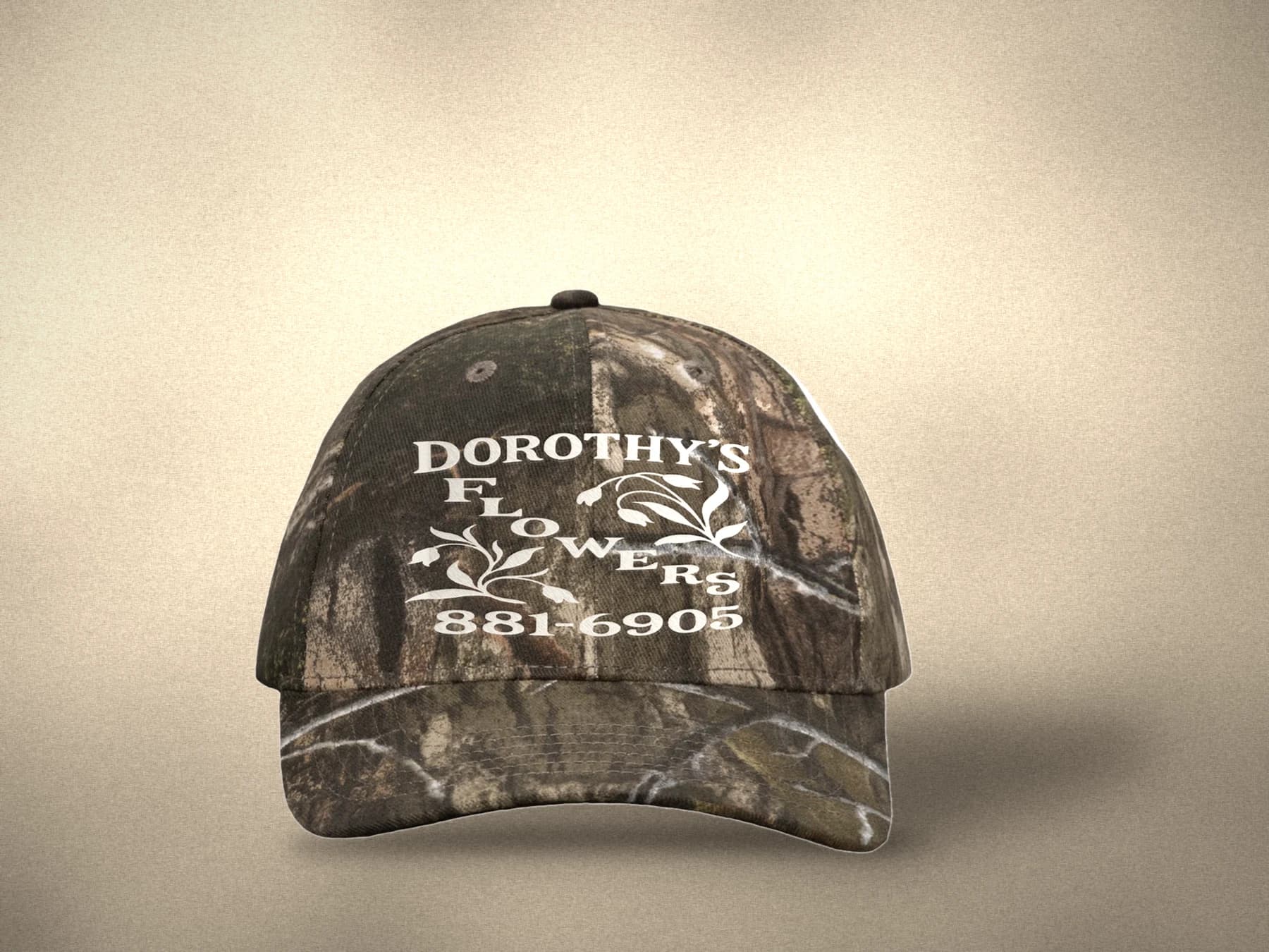 Camo, photographed on linen